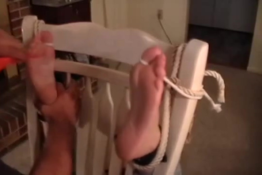 Girl Begs While Tickle Tortured
